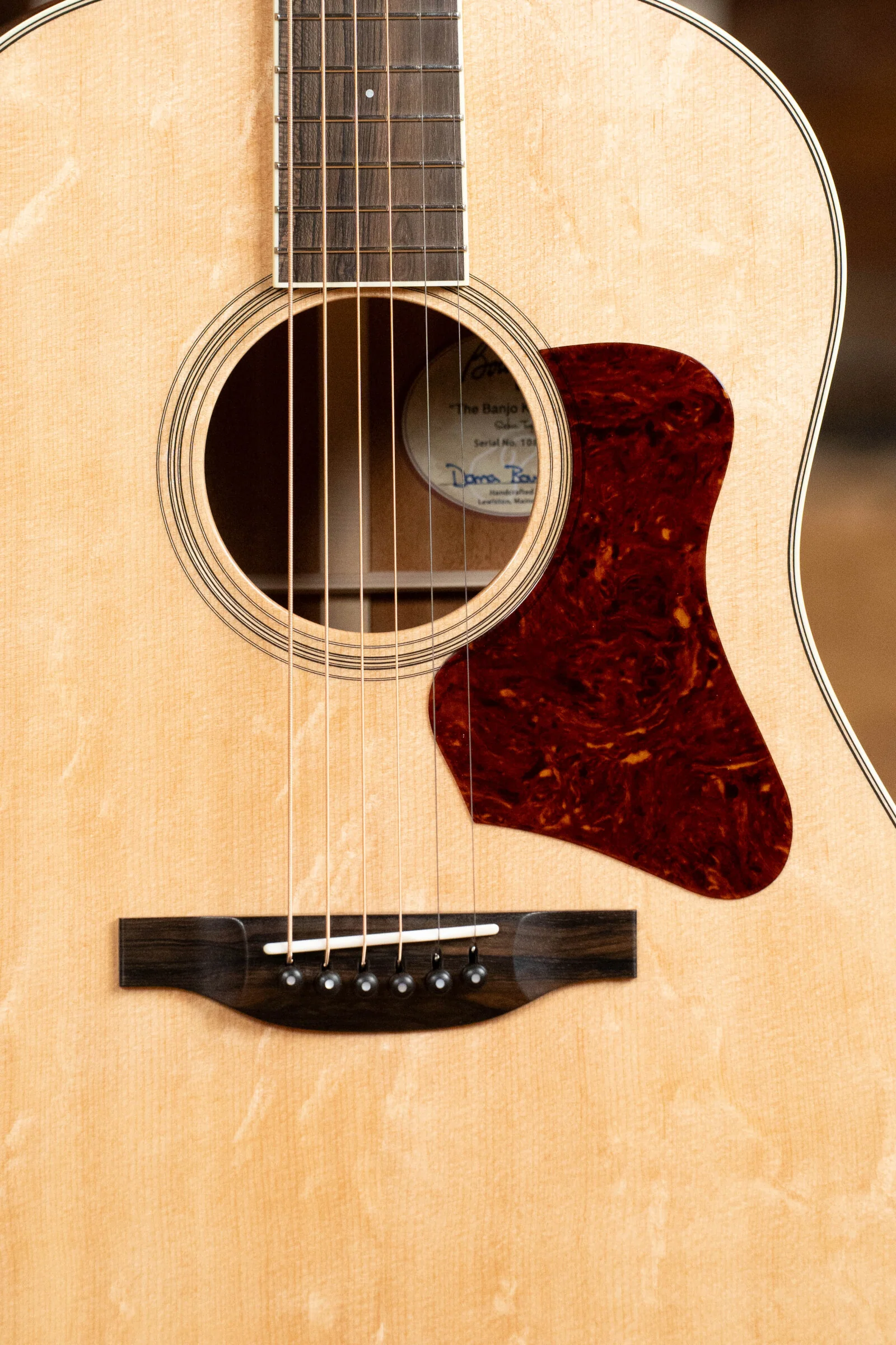 Bourgeois Banjo Killer LSBK-SD Bearclaw Figured Sitka/Beeswing Mahogany Slope Shoulder Dreadnought Acoustic Guitar #0891 - Image 8