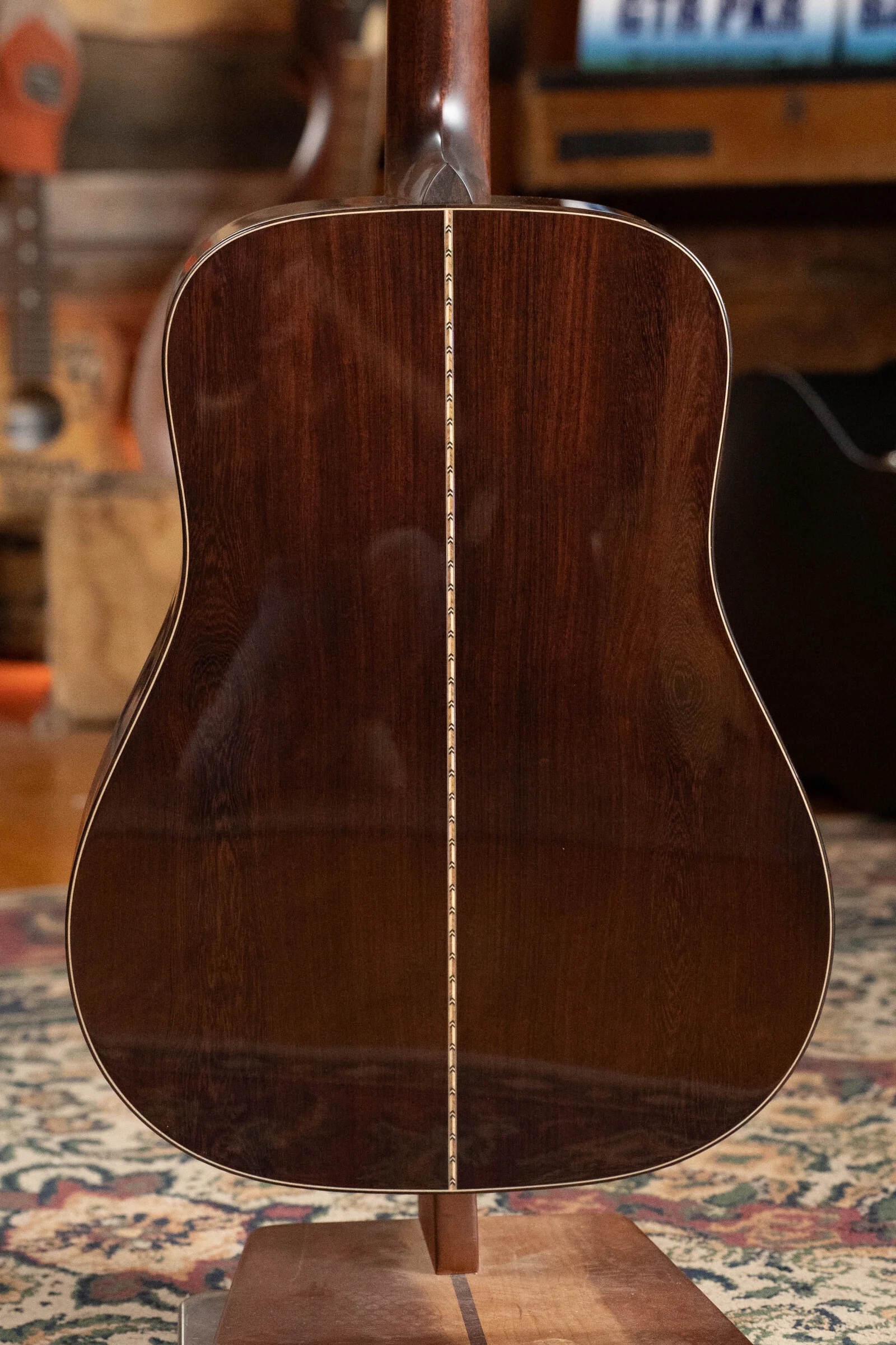 Bourgeois D Touchstone Signature Torrefied Alaskan Sitka/Madagascar Rosewood Dreadnought Acoustic Guitar #8235 - Image 12