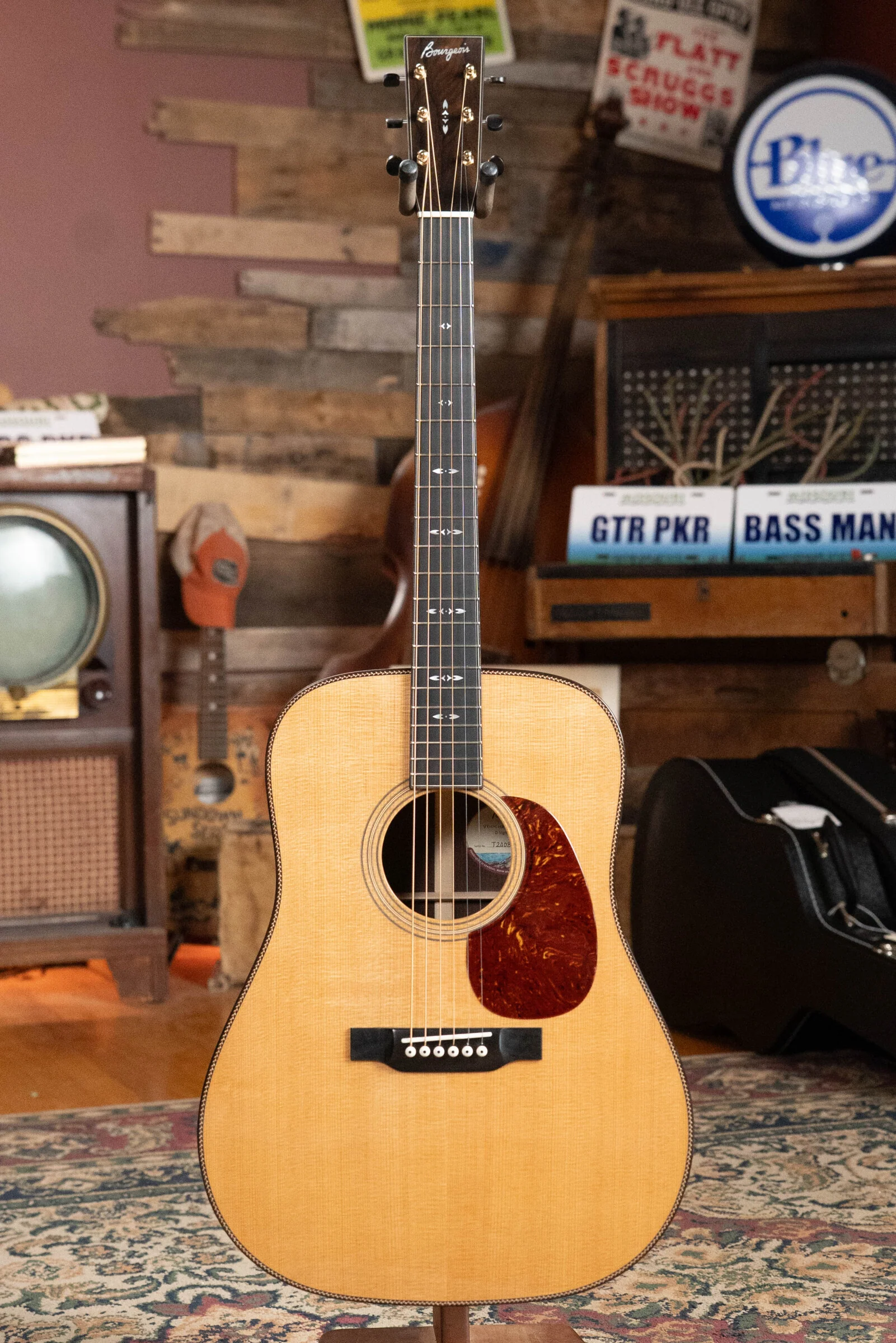 Bourgeois D Touchstone Signature Torrefied Alaskan Sitka/Madagascar Rosewood Dreadnought Acoustic Guitar #8235 - Image 5