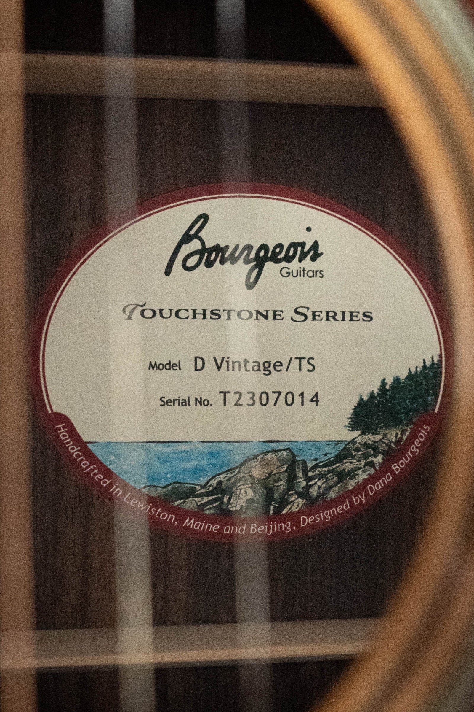 Bourgeois D Vintage/TS Touchstone Series Sitka/Rosewood Dreadnought Acoustic Guitar #7014 - Image 4