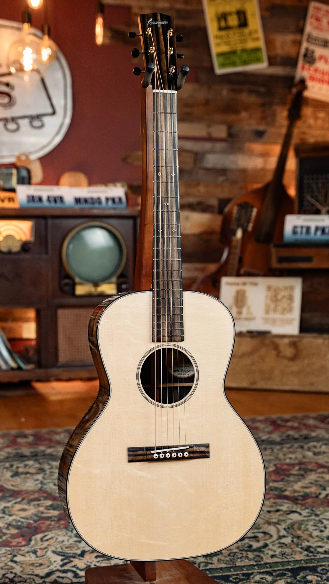 Bourgeois LDBO Legacy Series 50th Anniversary Italian Spruce/Macassar Ebony L-OO Acoustic Guitar #0855 - Image 3