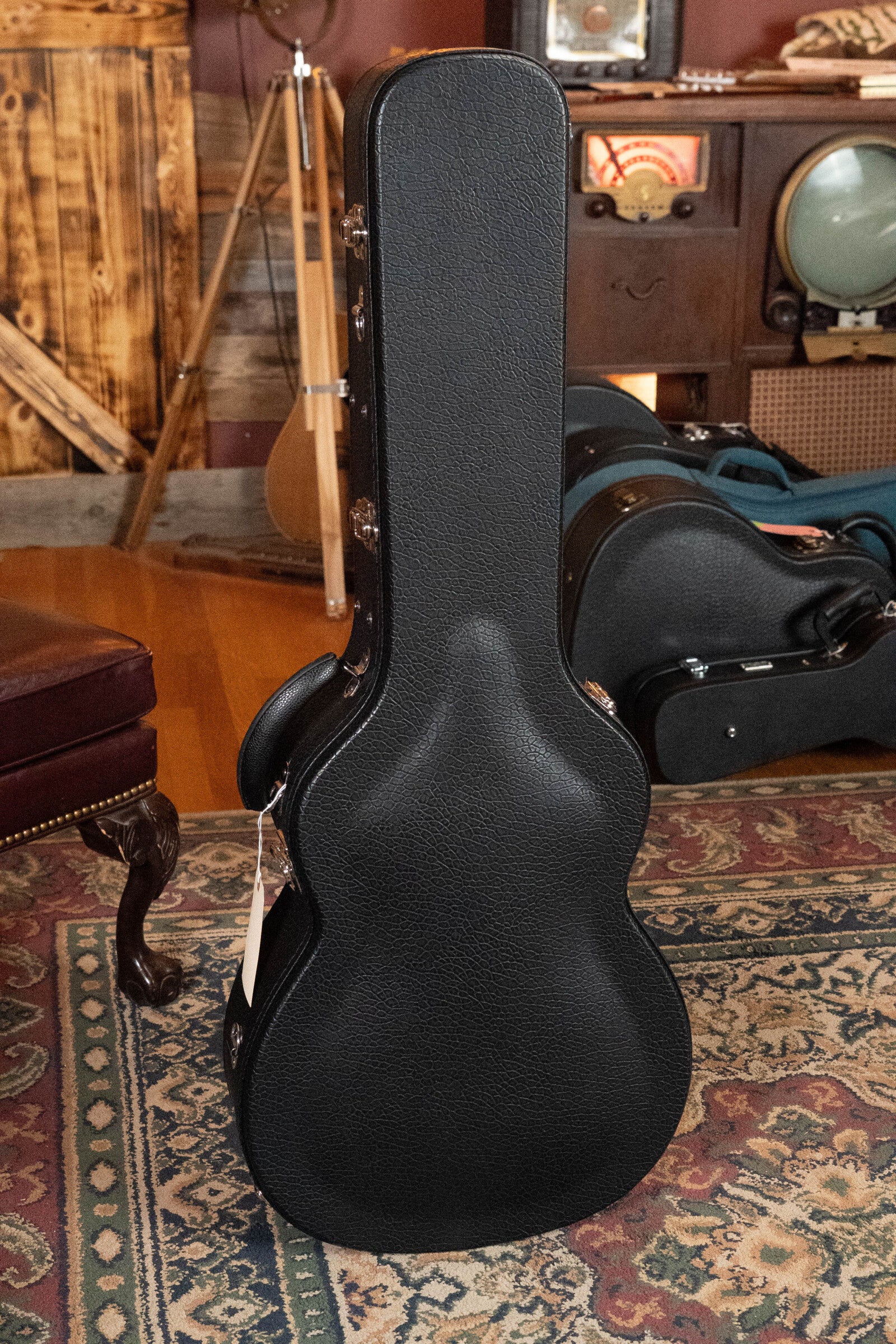 Bourgeois Professional Series Hog Top Satin All Mahogany OM Acoustic Guitar #1208 - Image 14