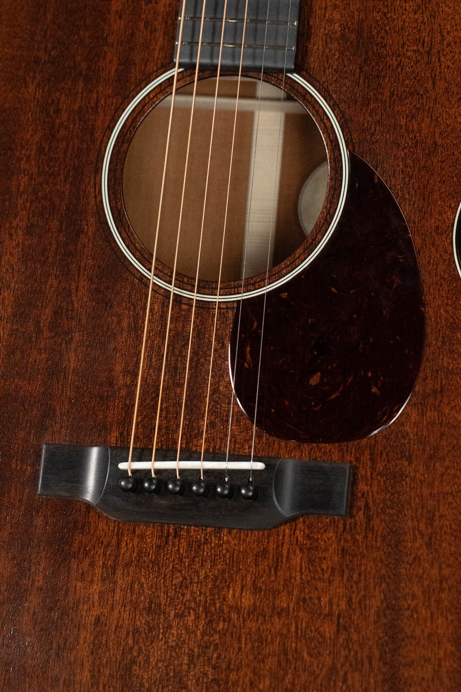 Bourgeois Professional Series Hog Top Satin All Mahogany OM Acoustic Guitar #1208 - Image 3