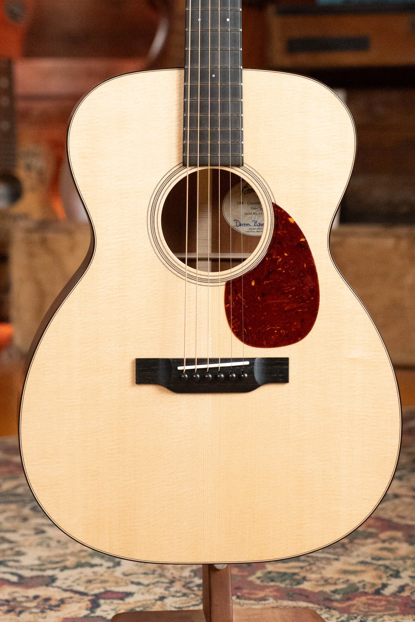Bourgeois Professional Series Country Boy Satin Sitka/Mahogany Satin OM Acoustic Guitar #1100 - Image 7