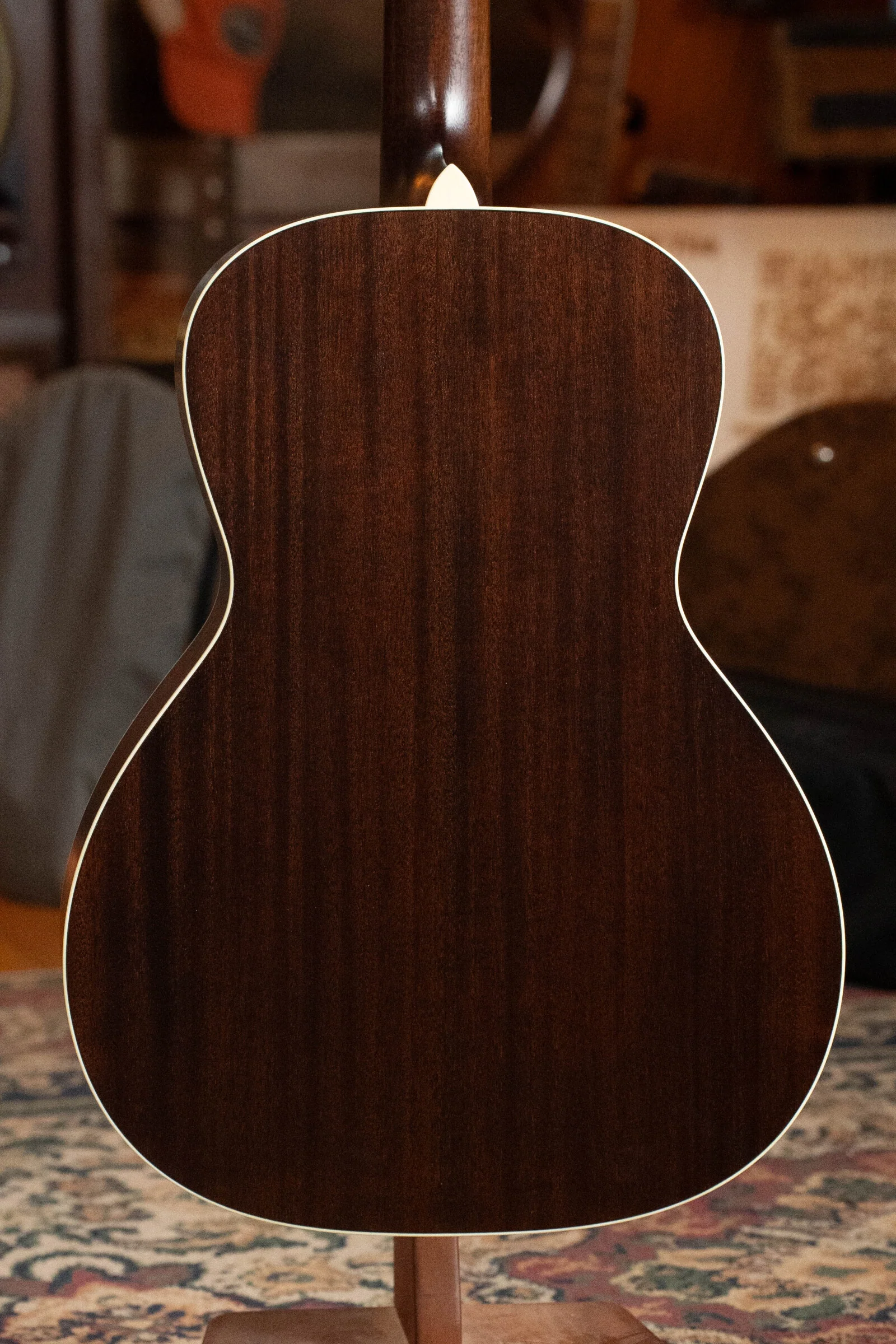 Bourgeois Professional Series Satin Sitka/Mahogany Natural Satin OO Acoustic Guitar #1103 - Image 11