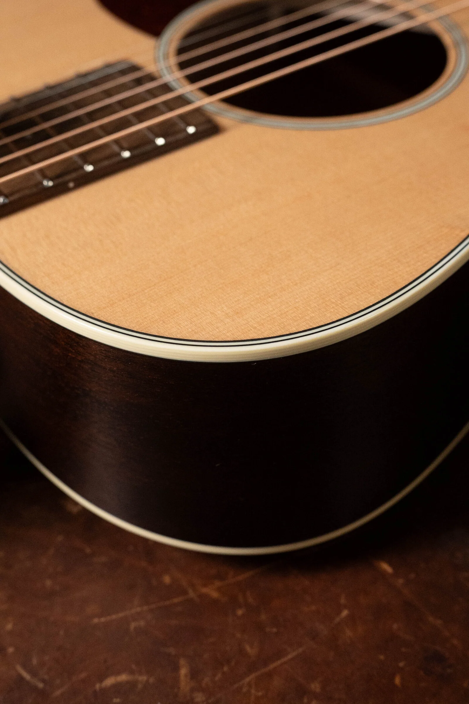 Bourgeois Professional Series Satin Sitka/Mahogany Natural Satin OO Acoustic Guitar #1103 - Image 14