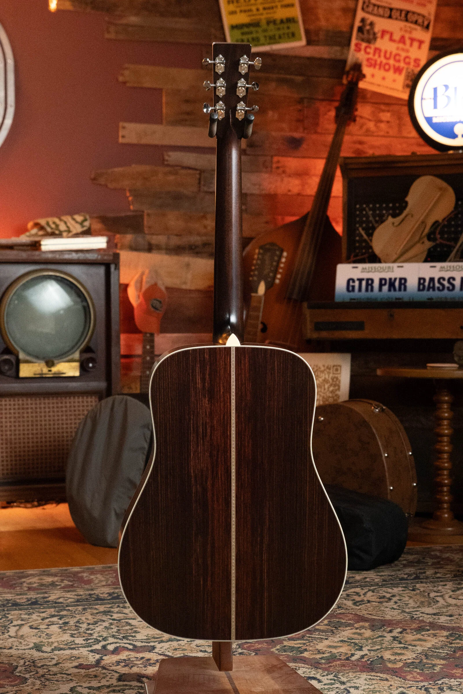 Bourgeois Professional Series Sitka/Rosewood Vintage Satin Dreadnought Acoustic Guitar #1124 - Image 9
