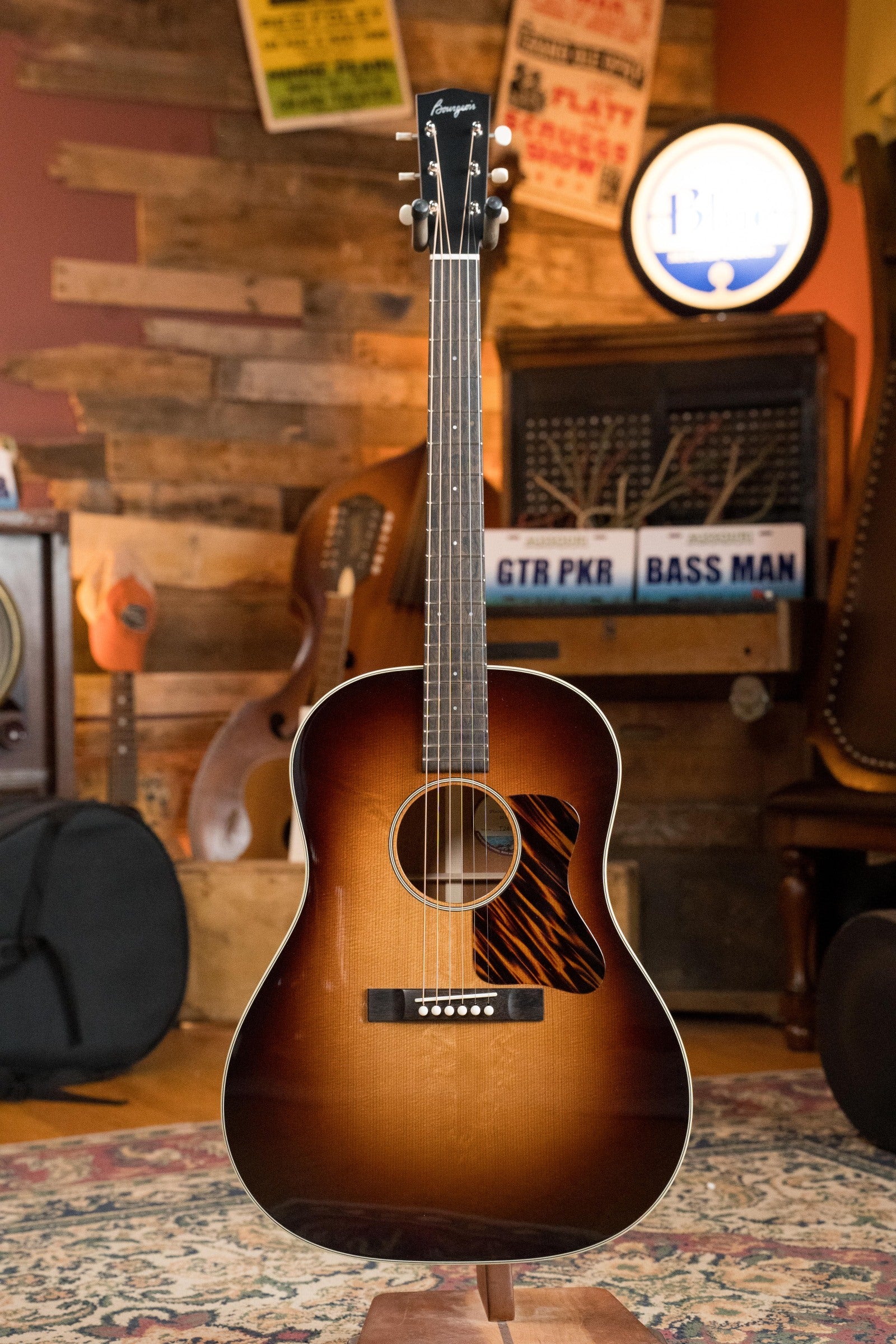 Bourgeois The Standard SDS/TS Touchstone Series Torrefied Sitka/Mahogany Slope Shoulder Sunburst Dreadnought Acoustic Guitar #2205 - Image 5