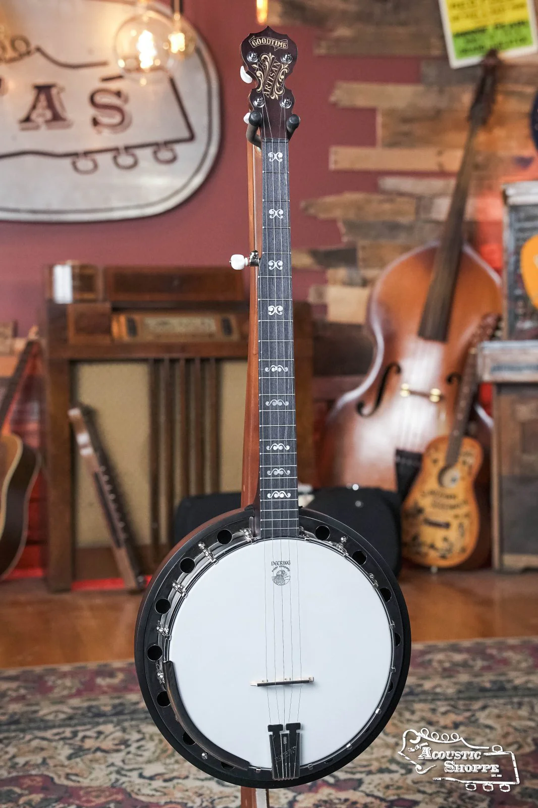 Deering Artisan Goodtime Two 5-String Banjo with Resonator #8977 - Image 4