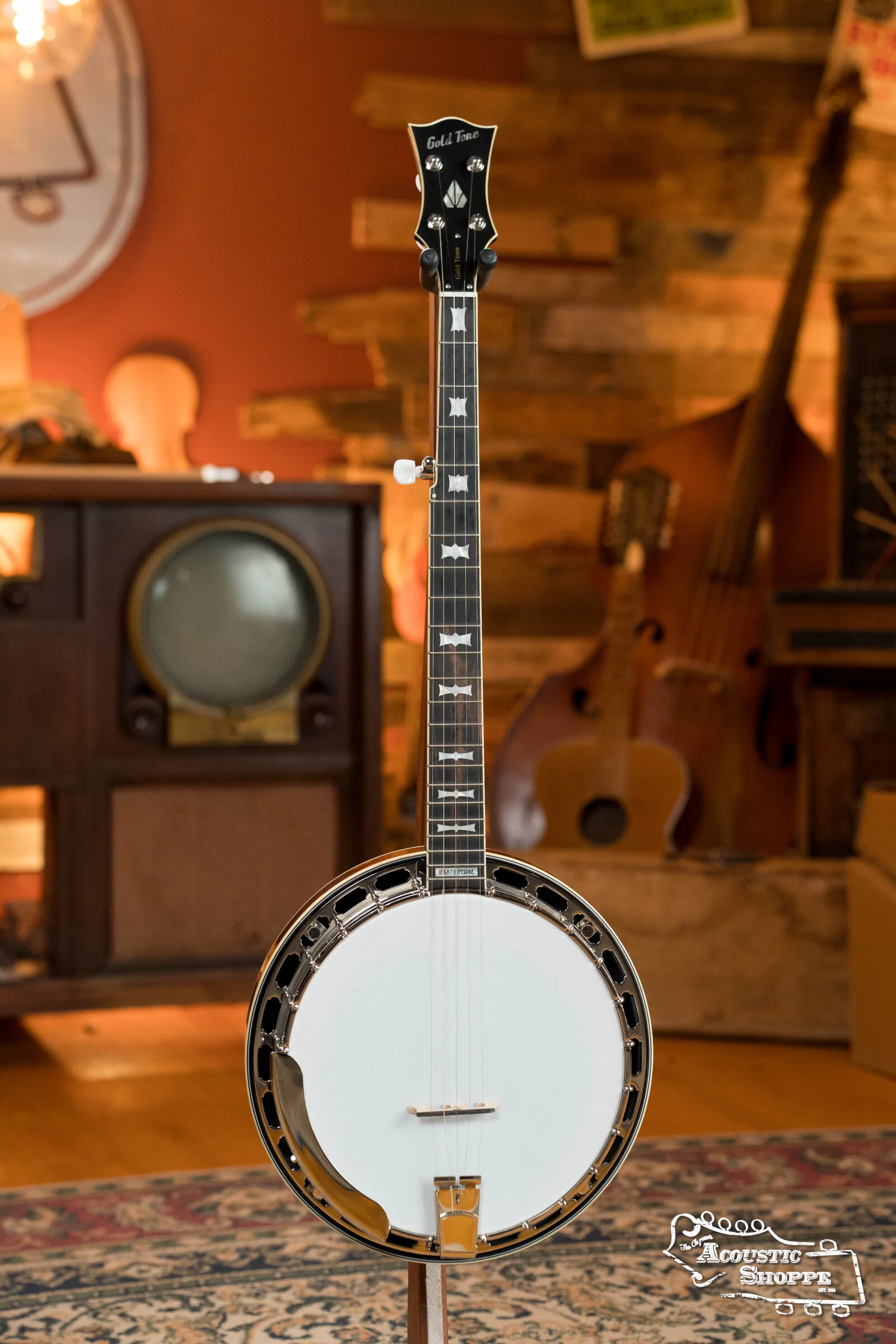 Gold Tone OB-2 Bowtie Mastertone Vintage Sunburst 5-String Resonator Banjo #0618 - Image 3