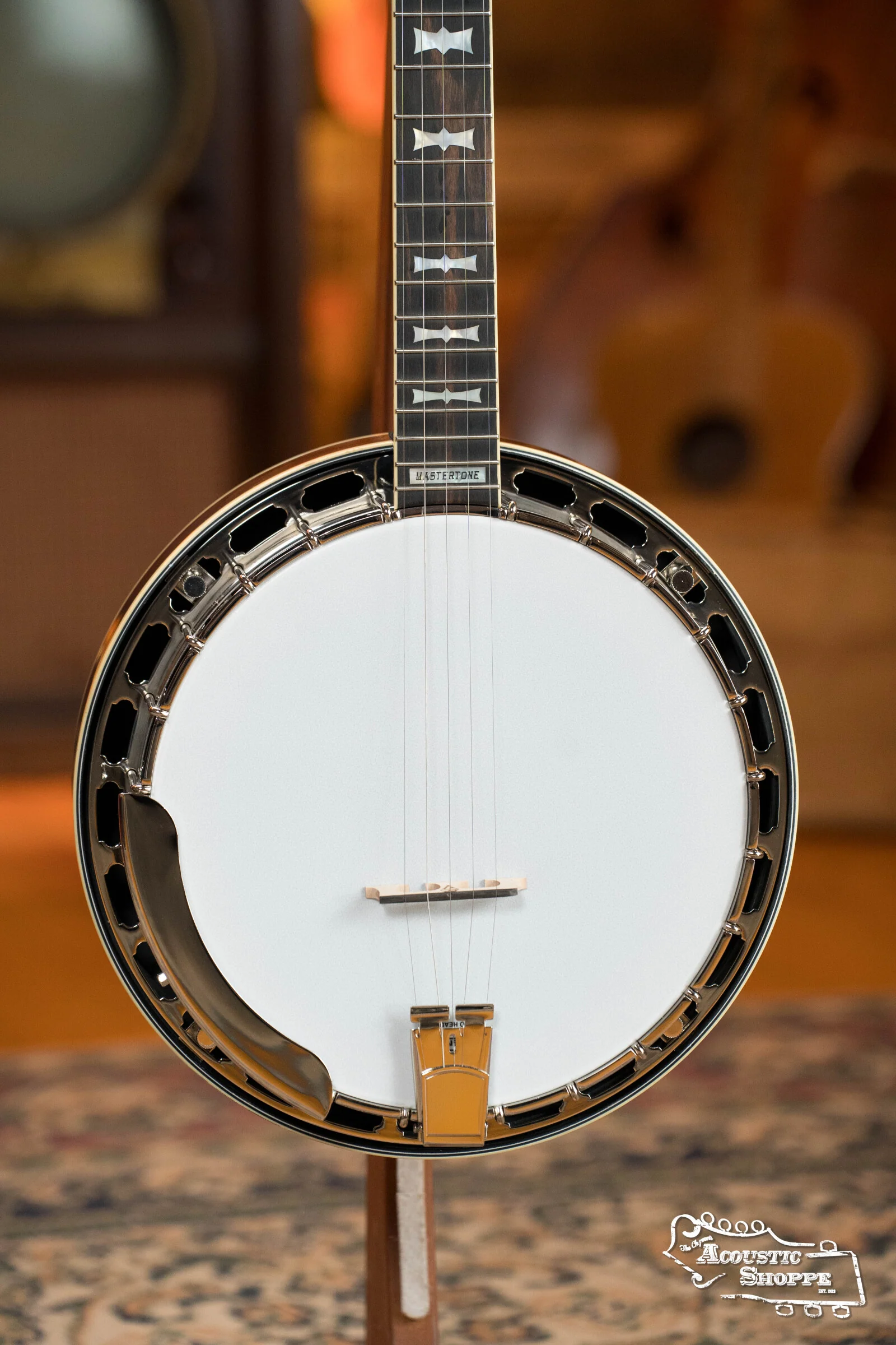Gold Tone OB-2 Bowtie Mastertone Vintage Sunburst 5-String Resonator Banjo #0618 - Image 4