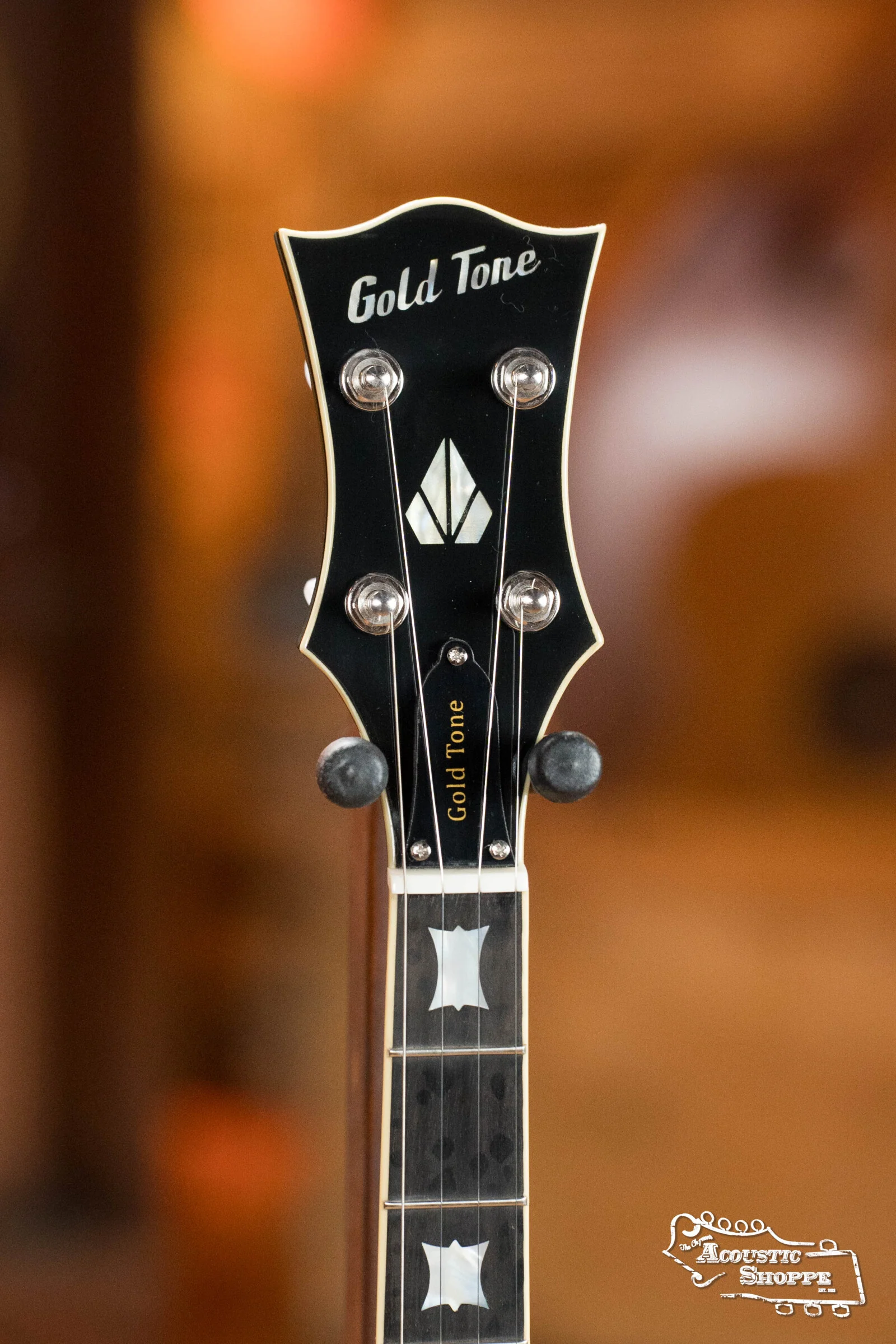Gold Tone OB-2 Bowtie Mastertone Vintage Sunburst 5-String Resonator Banjo #0618 - Image 7