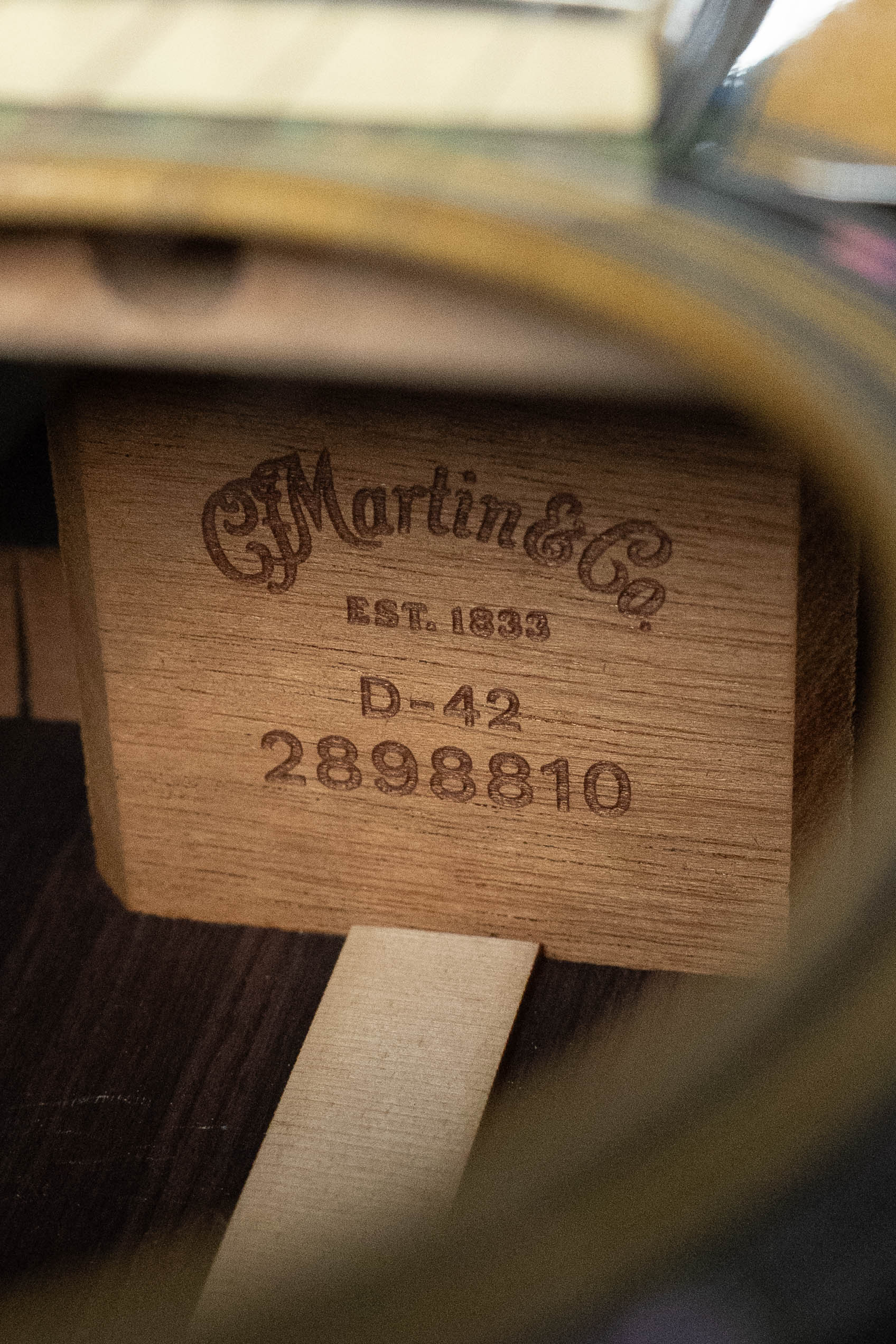 *Dread-Not Certified Used*  Martin D-42 Spruce/East Indian Rosewood Dreadnought Acoustic Guitar #8810 - Image 5