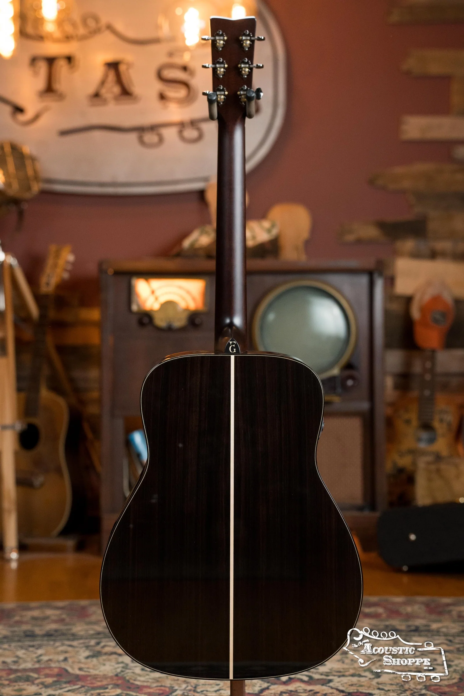 Yamaha FG9 RX Adirondack/Indian Rosewood Dreadnought Guitar w/Atmosfeel Pickup #044A - Image 12
