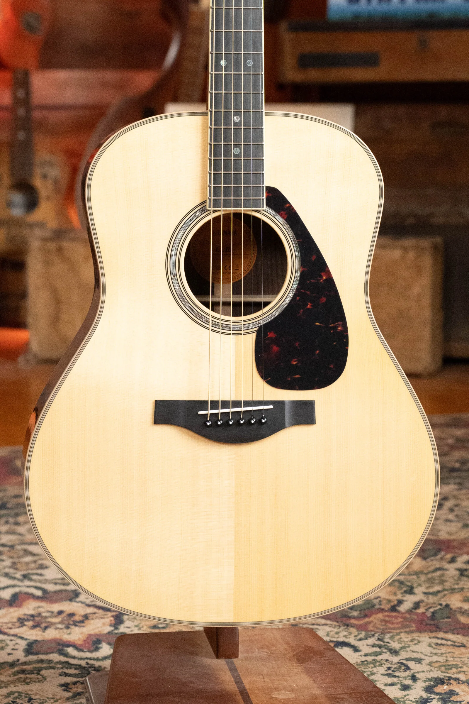 Yamaha LL16 ARE LL Series Engelmann/Rosewood Original Jumbo Acoustic Guitar w/ SRT Zero Impact Pickup #0545 - Image 8