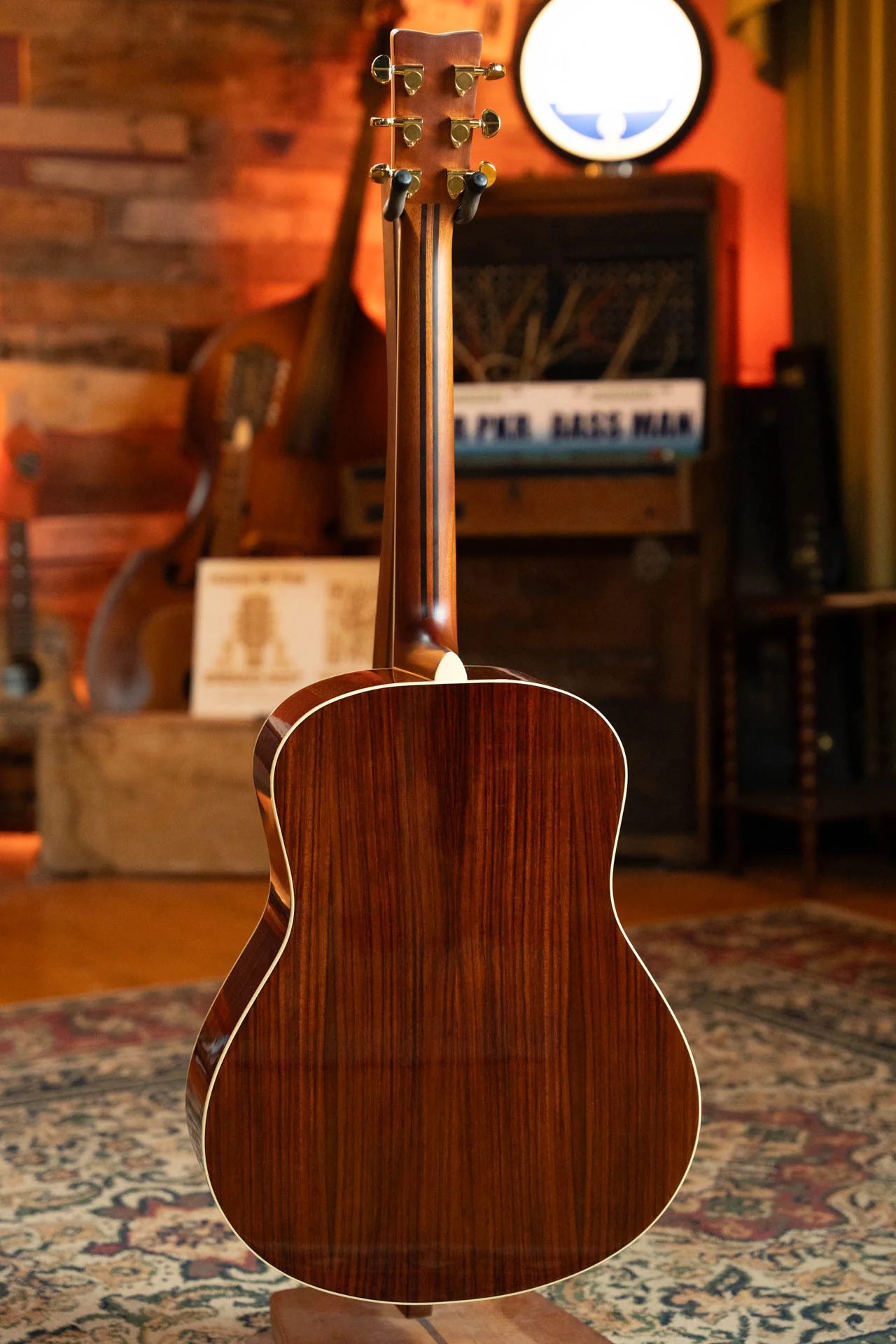 Yamaha LL6 Brown Sunburst ARE Engelmann/Rosewood Dreadnought Guitar w/SRT Piezo Pickup #0452 - Image 5