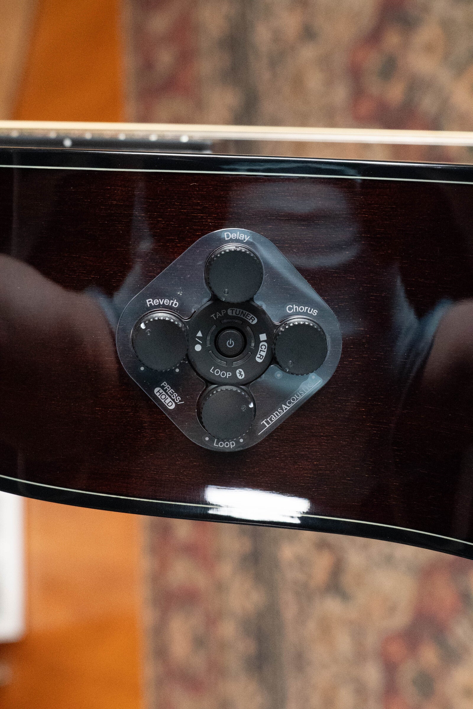 Yamaha TAG3 C-SDB Sitka/Mahogany Sandburst Dreadnought Guitar w/the NEWEST TransAcoustic System #0458 - Image 10