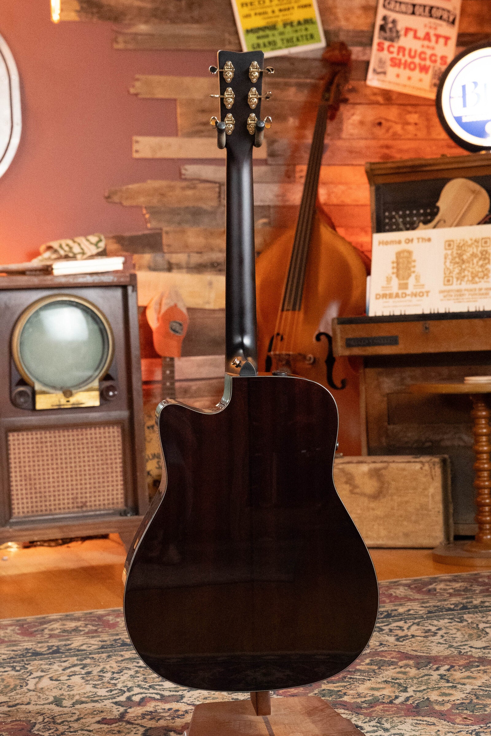 Yamaha TAG3 C-SDB Sitka/Mahogany Sandburst Dreadnought Guitar w/the NEWEST TransAcoustic System #0458 - Image 12