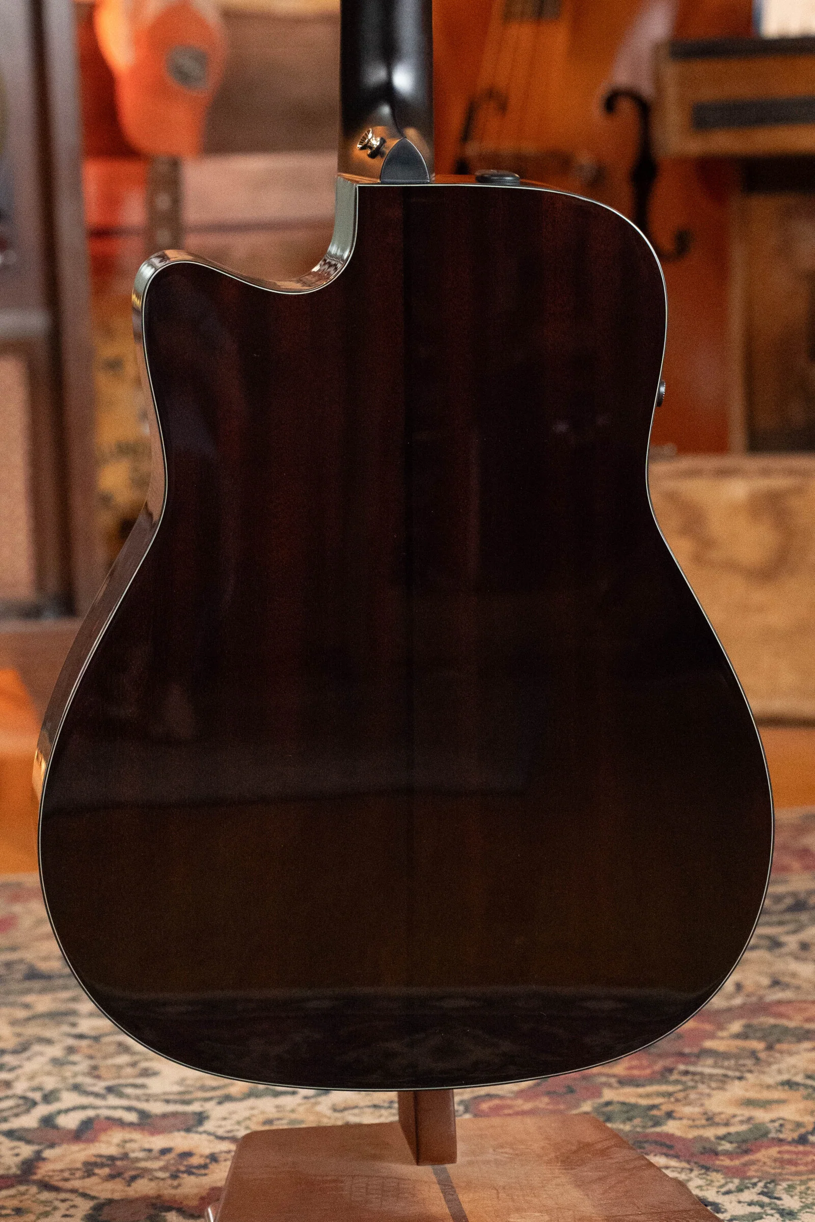 Yamaha TAG3 C-SDB Sitka/Mahogany Sandburst Dreadnought Guitar w/the NEWEST TransAcoustic System #0458 - Image 13
